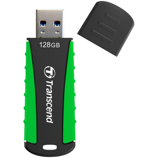 USB Flash накопитель 128Gb Transcend JetFlash 810 Black/Green (TS128GJF810) - фото 2