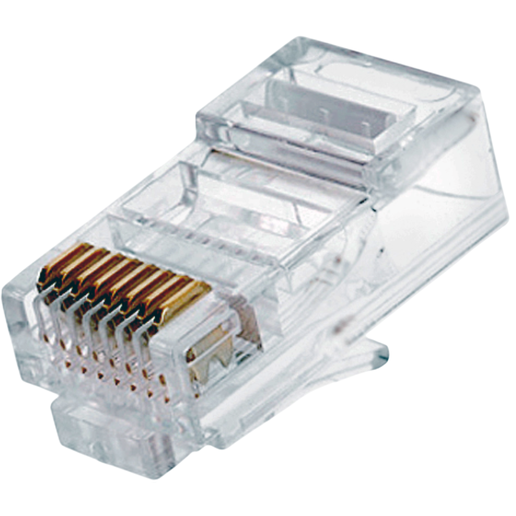 Коннектор RJ-45 NETLAN UEC-UP8P8C-UD-003-TR-100, 100 шт.