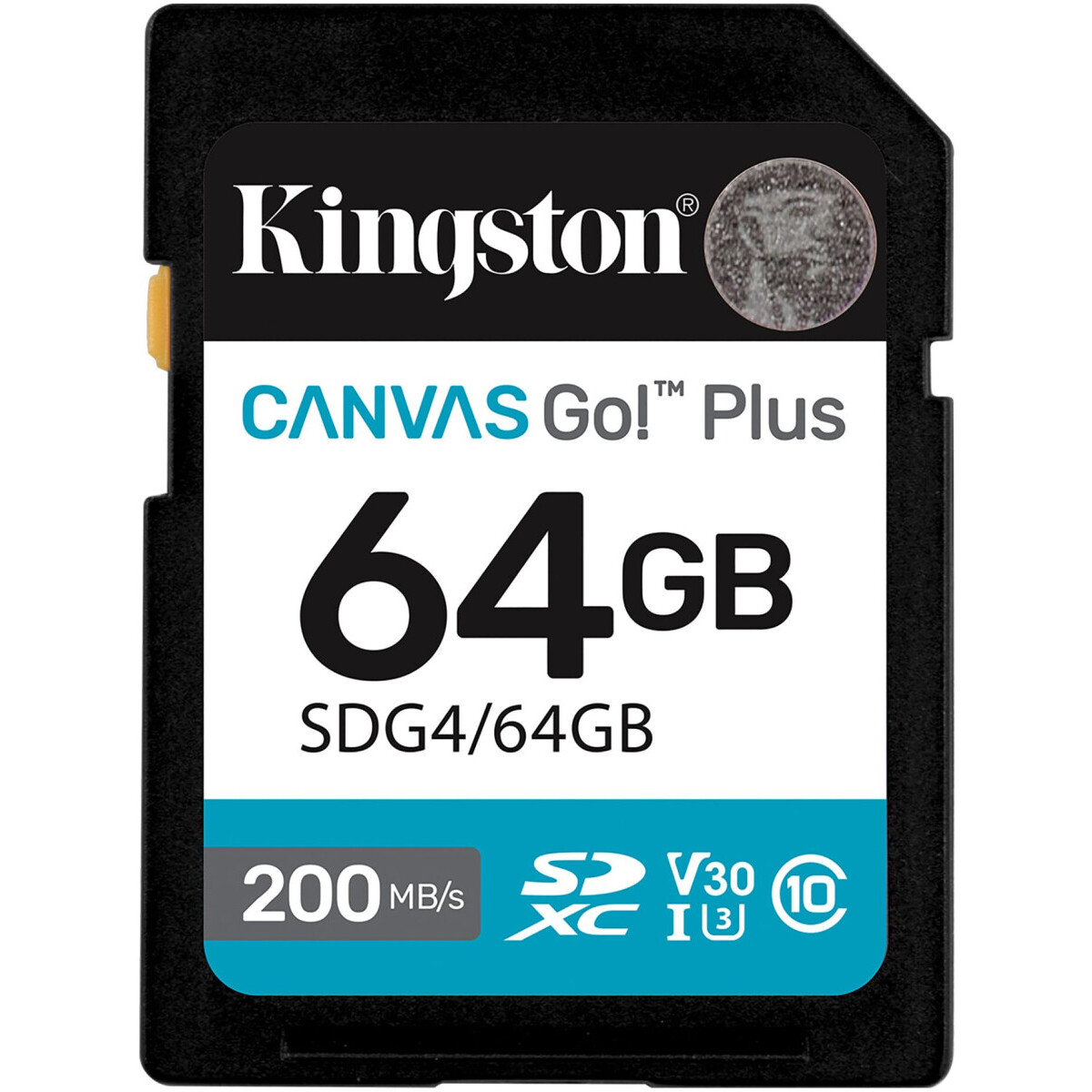 Карта памяти 64Gb SD Kingston Canvas Go! Plus (SDG4/64GB)