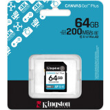 Карта памяти 64Gb SD Kingston Canvas Go! Plus (SDG4/64GB)