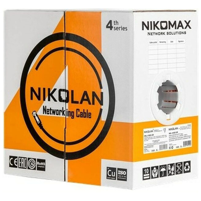 Бухта NIKOMAX NMC 1101C-RD, 100м