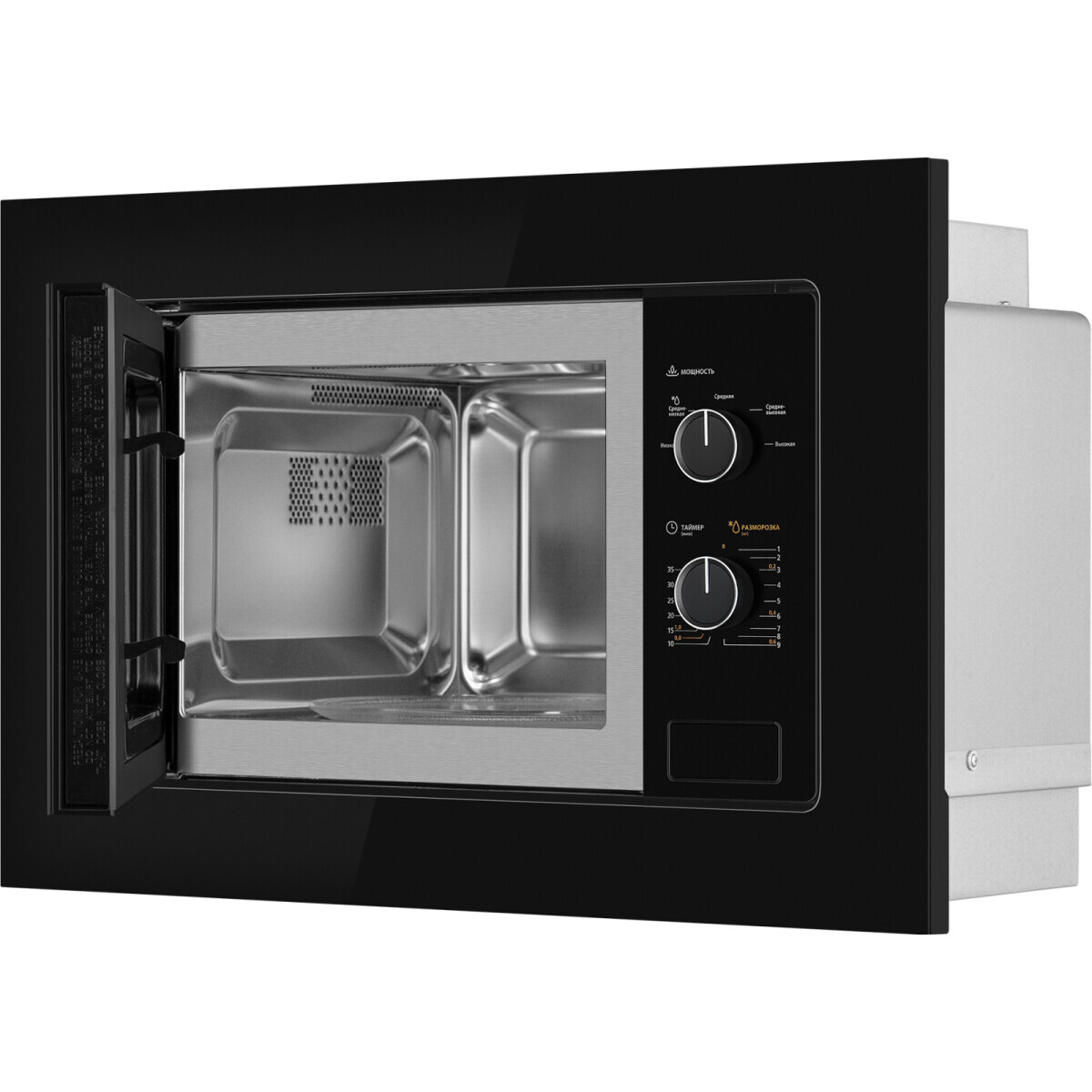 Встраиваемая микроволновая печь Weissgauff BMWO-206 - 437402 - фото 4