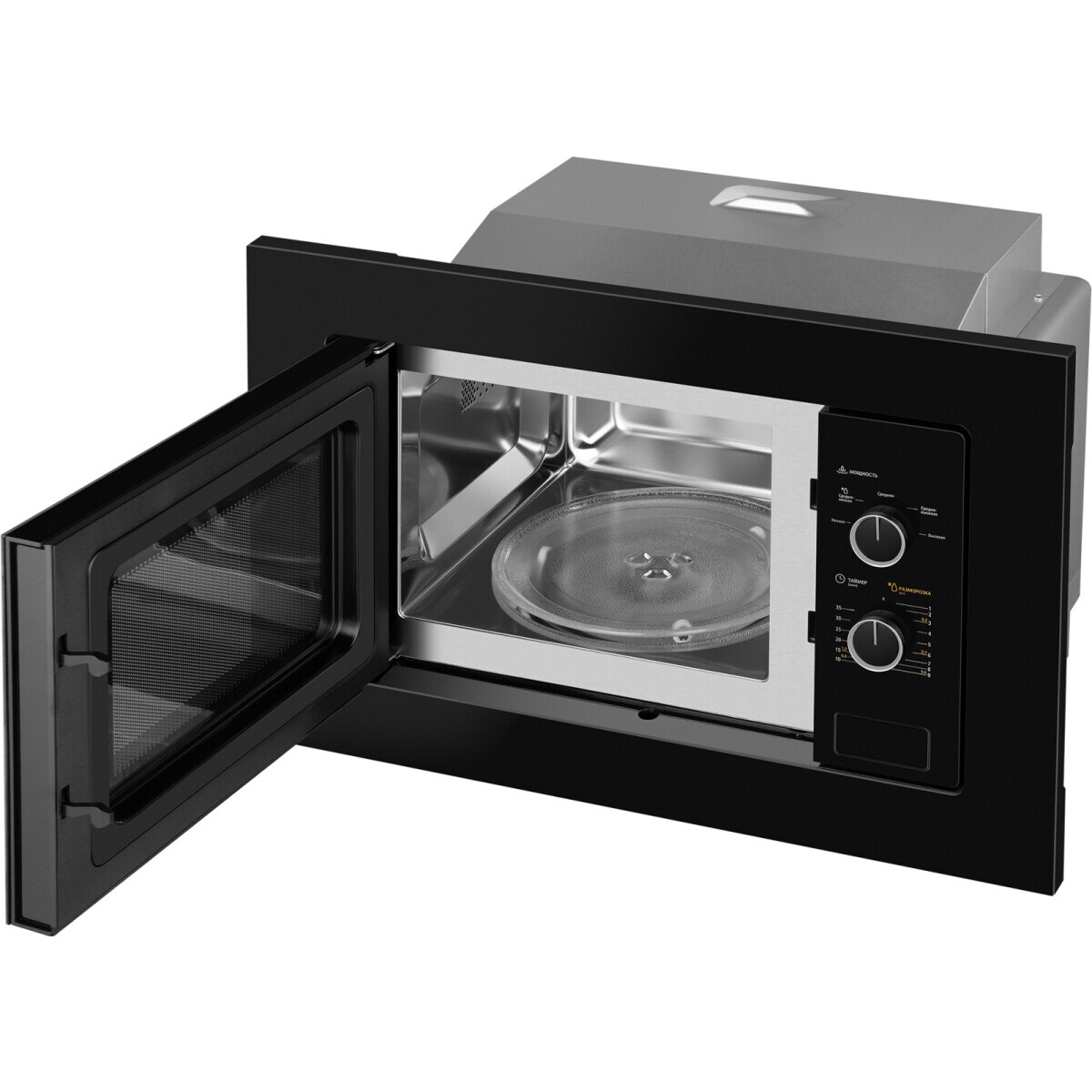 Встраиваемая микроволновая печь Weissgauff BMWO-206 - 437402 - фото 5