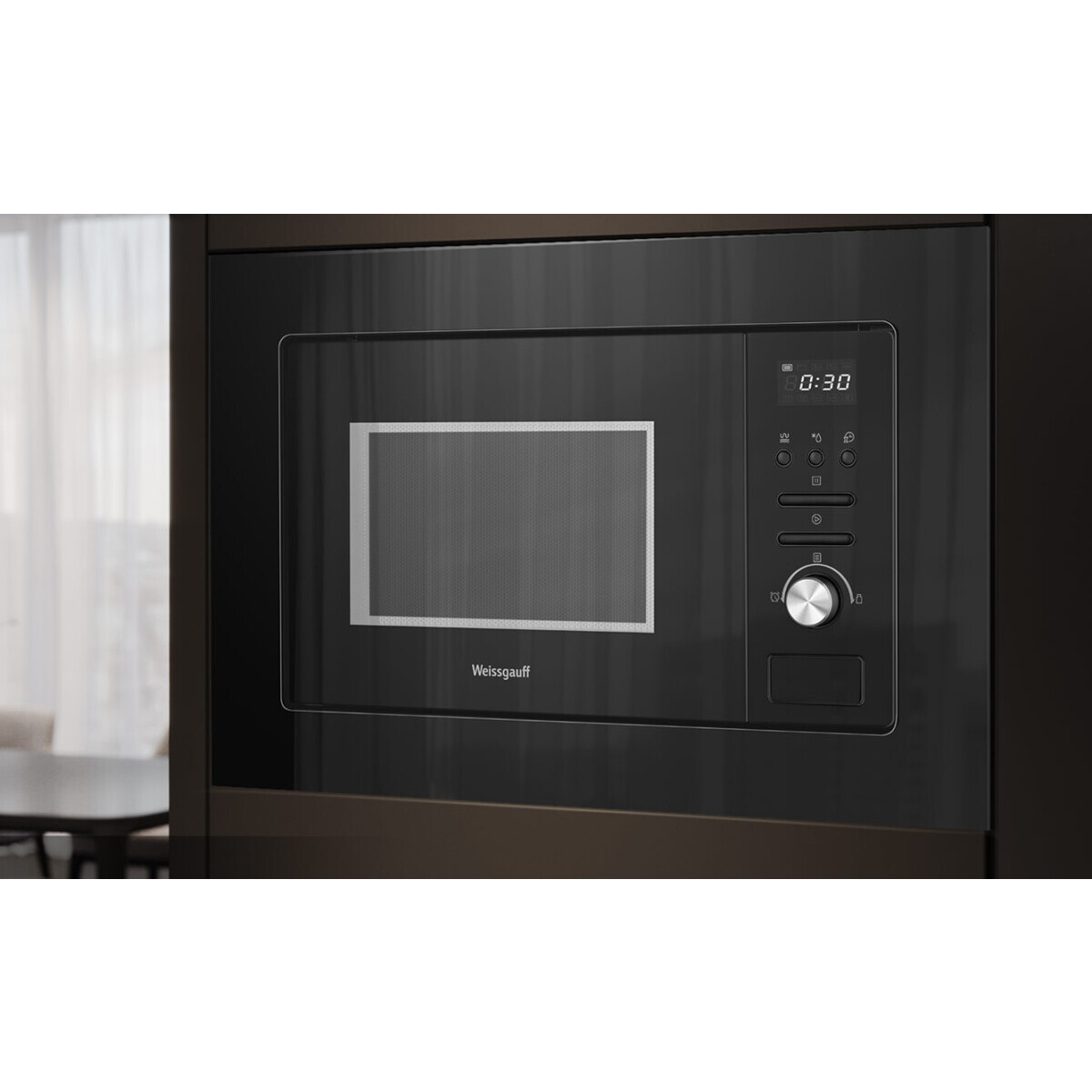 Встраиваемая микроволновая печь Weissgauff BMWO-206 Grill - 437403 - фото 9