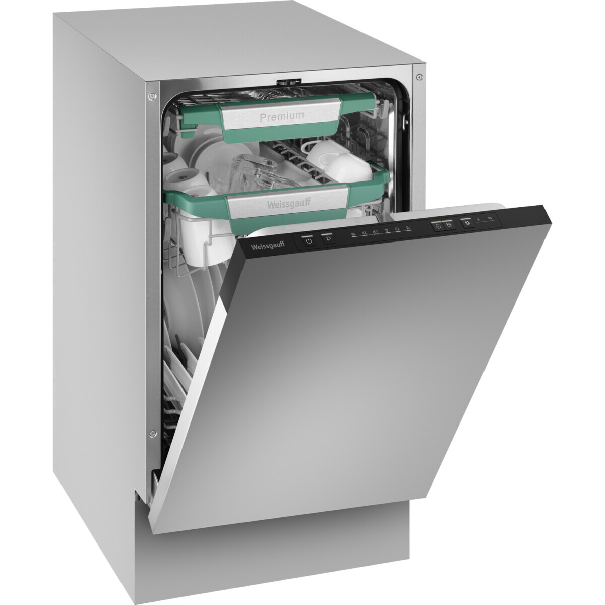 Встраиваемая посудомоечная машина Weissgauff BDW 4536 D Inverter Autoopen Timer Floor - 436883