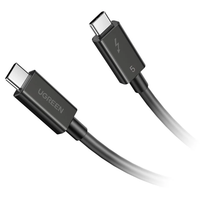 Кабель Thunderbolt 5 - Thunderbolt 5, 1м, UGREEN L703 Black - 45996