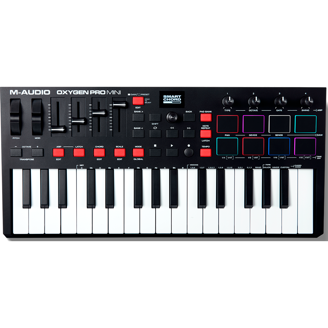 MIDI-клавиатура M-Audio Oxygen Pro Mini - OXYGENPROMINI