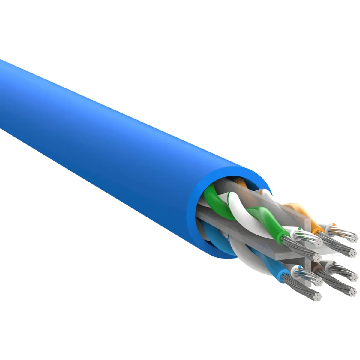 Патч-корд UGREEN NW102 (11205) Blue, 10м - фото 2