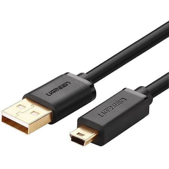 Кабель USB - miniUSB, 3м, UGREEN US132 Black