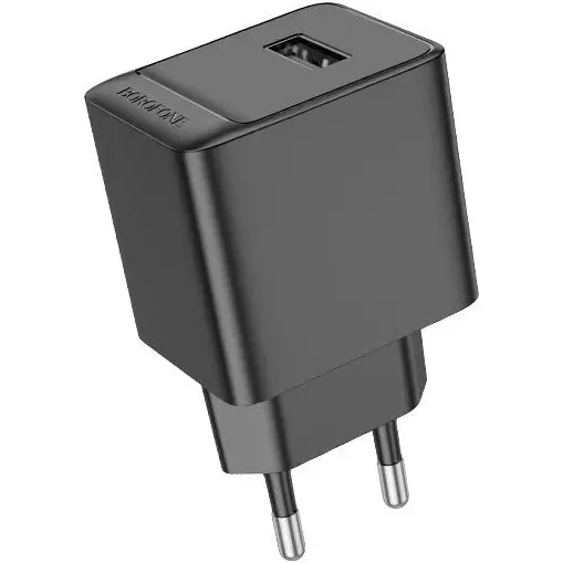 Сетевое зарядное устройство Borofone BAS11A Erudite Black - 6941991104596