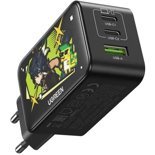 Сетевое зарядное устройство UGREEN Nexode Charger Genshin Impact Edition Black (10335GI)