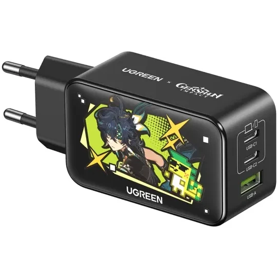 Сетевое зарядное устройство UGREEN Nexode Charger Genshin Impact Edition Black (10335GI) - фото 2