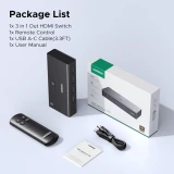 Переключатель HDMI UGREEN AW504 (55857)
