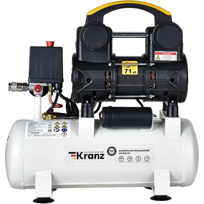 Компрессор KRANZ KR-850/10 - KR-16-1161 - фото 2