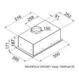 Вытяжка MAUNFELD Crosby Hardy 1000Push Black (КА-00017857)