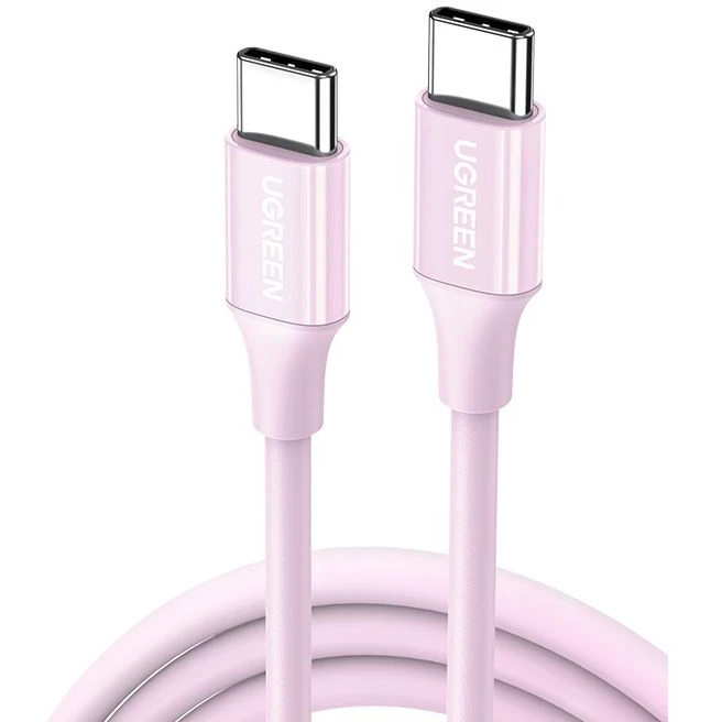 Кабель USB Type-C - USB Type-C, 1м, UGREEN US264 Pink - 65124