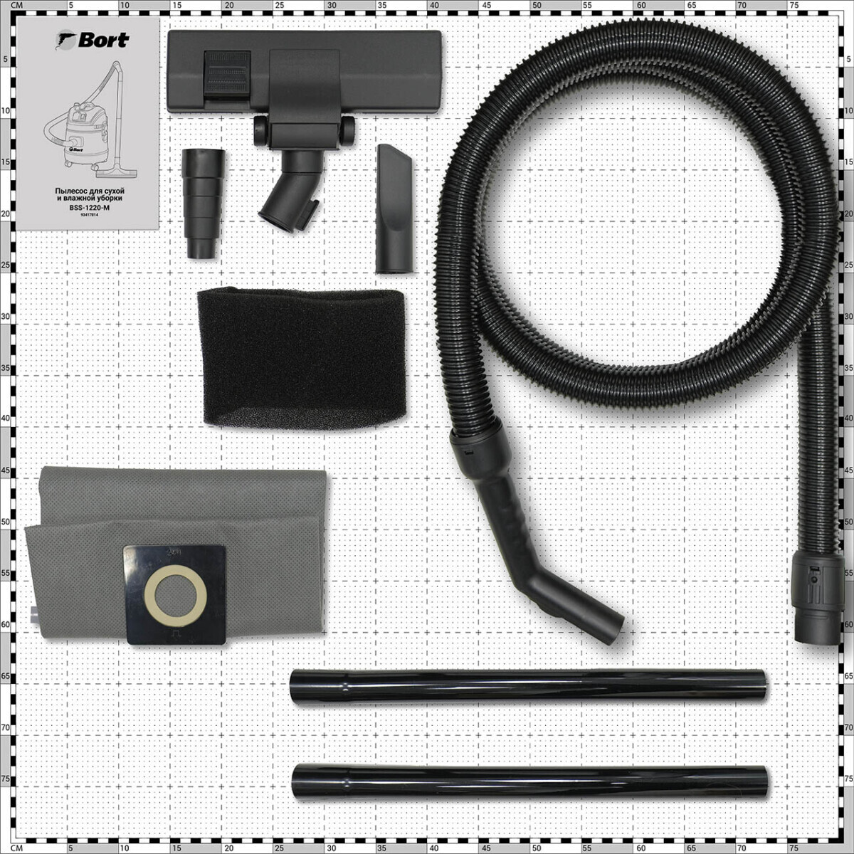 Профессиональный пылесос Bort BSS-1220-M - 93417814 - фото 9