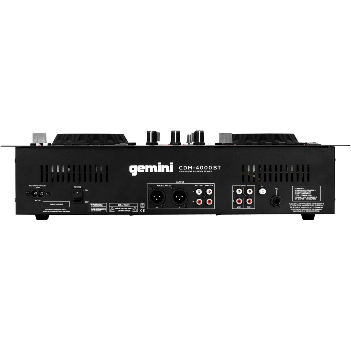 Микшерный пульт Gemini Sound CDM-4000BT - фото 5