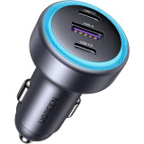 Автомобильное зарядное устройство UGREEN EC307 Grey (45843)
