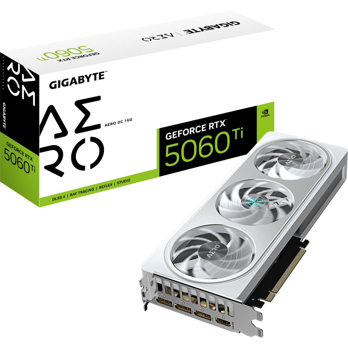 Видеокарта NVIDIA GeForce RTX 5060 Ti Gigabyte AERO OC 16Gb (GV-N506TAERO OC-16GD) - фото 10