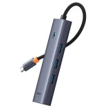 USB-концентратор Baseus Flite Series 4-Port HUB Space Grey (B0005280A813-00)