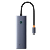 USB-концентратор Baseus Flite Series 4-Port HUB Space Grey (B0005280A813-00)