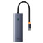 USB-концентратор Baseus Flite Series 4-Port HUB Space Grey - B0005280A813-00 - фото 4