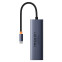 USB-концентратор Baseus Flite Series 4-Port HUB Space Grey - B0005280A813-00 - фото 5
