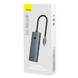 USB-концентратор Baseus Flite Series 4-Port HUB Space Grey (B0005280A813-00)