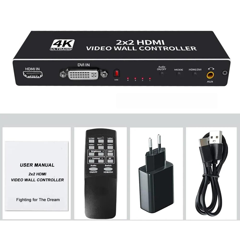 Контроллер видеостены Orient HSP2X2WN - 33206 - фото 4