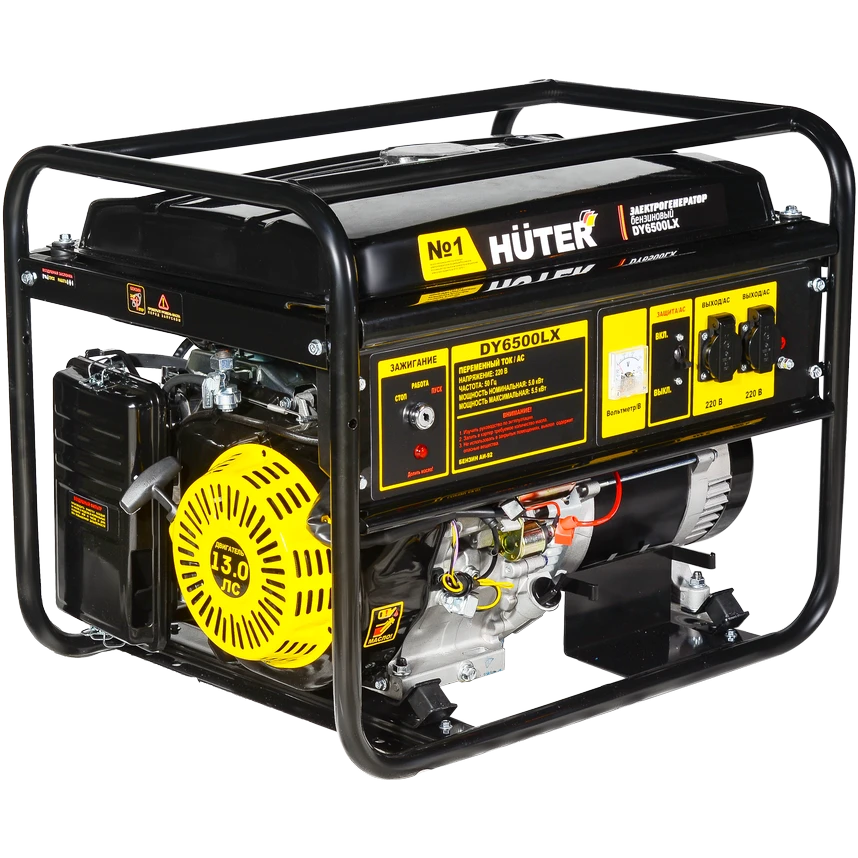 Генератор Huter DY6500LX (64/1/7) - фото 2