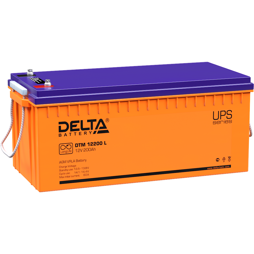 Аккумуляторная батарея Delta DTM12200L - DTM 12200 L