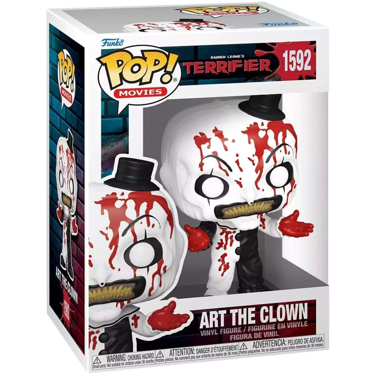 Фигурка Funko POP! Movies Terrifier Art the Clown (Bloody) - 80707 - фото 2