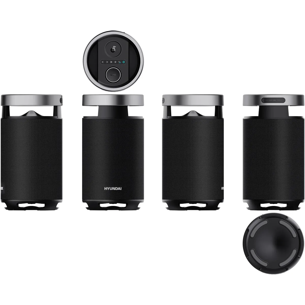 Портативная акустика Hyundai H-MC1241 Black - фото 5