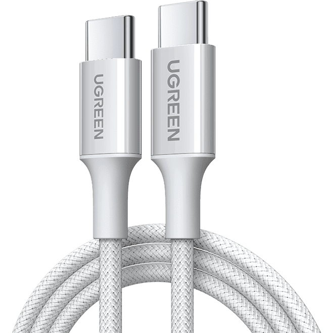 Кабель USB Type-C - USB Type-C, 1м, UGREEN L501 Titanium - 35465