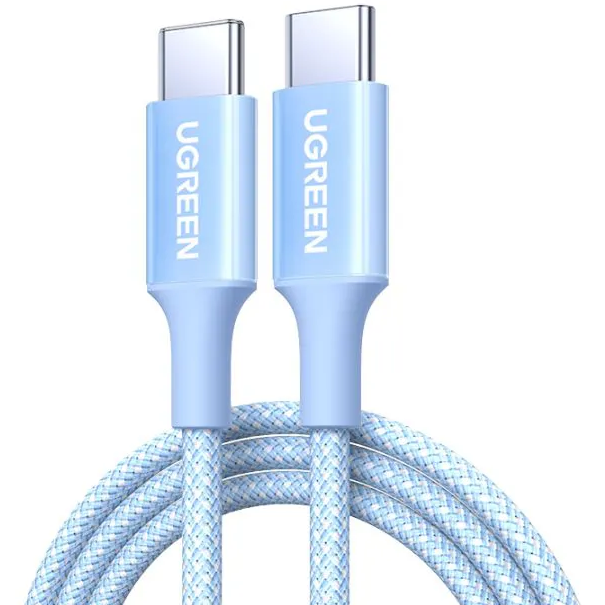 Кабель USB Type-C - USB Type-C, 2м, UGREEN L501 Blue - 65247