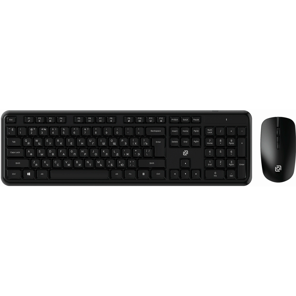 Клавиатура + мышь Oklick S277W Black