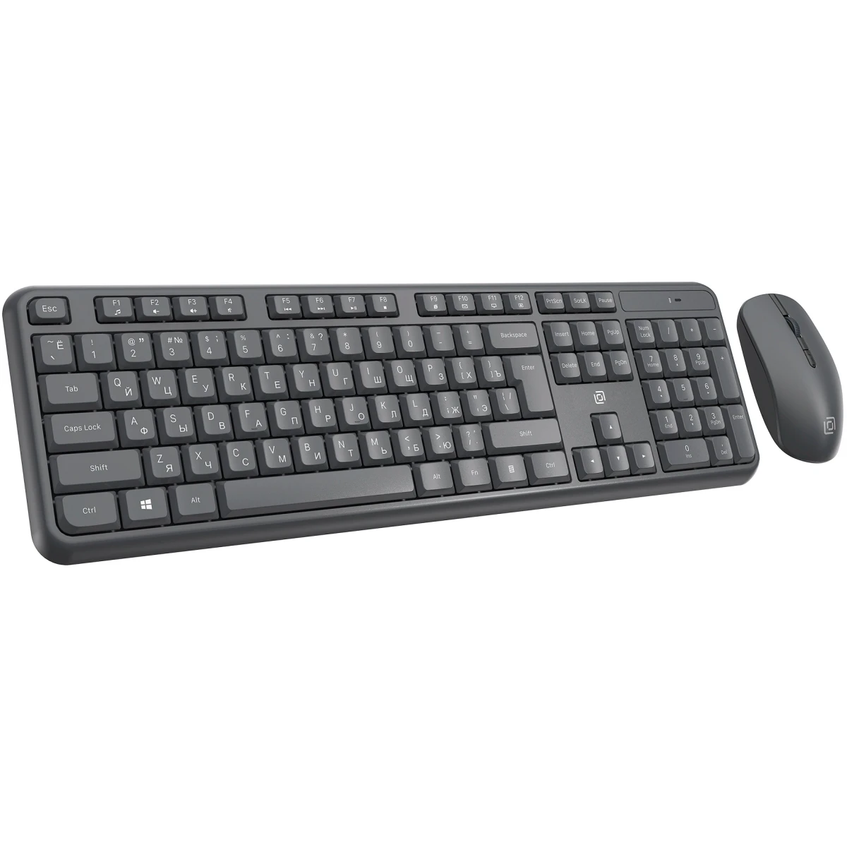 Клавиатура + мышь Oklick S277W Grey - 2066173 - фото 2