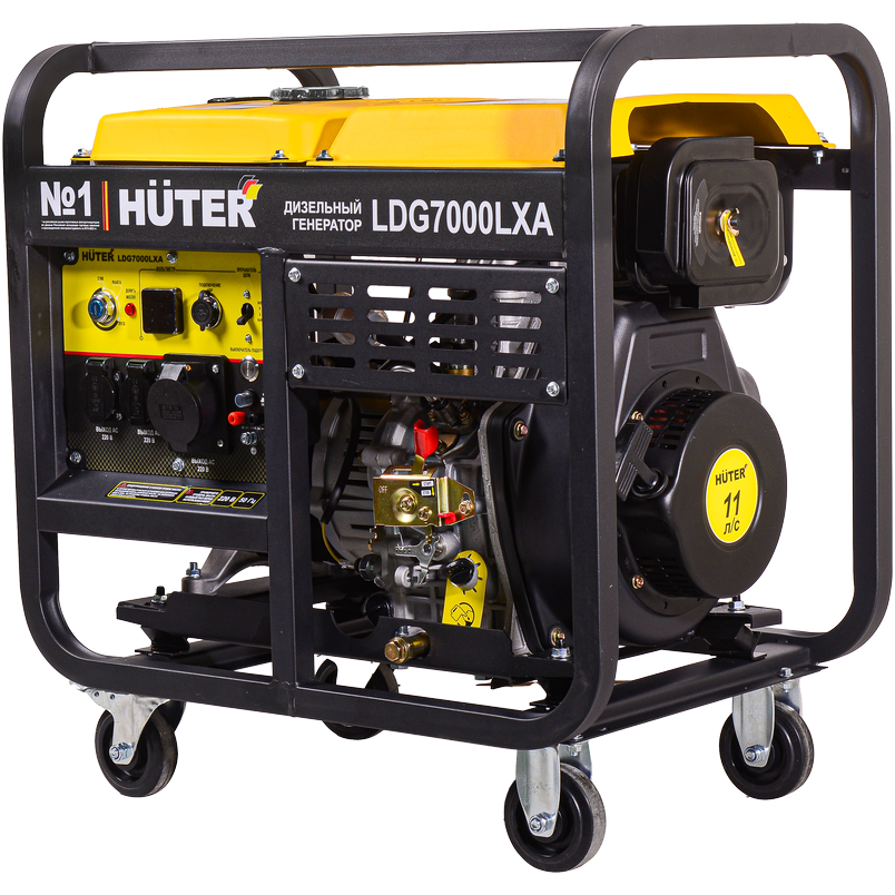 Генератор Huter LDG 7000LXA - 64/2/8