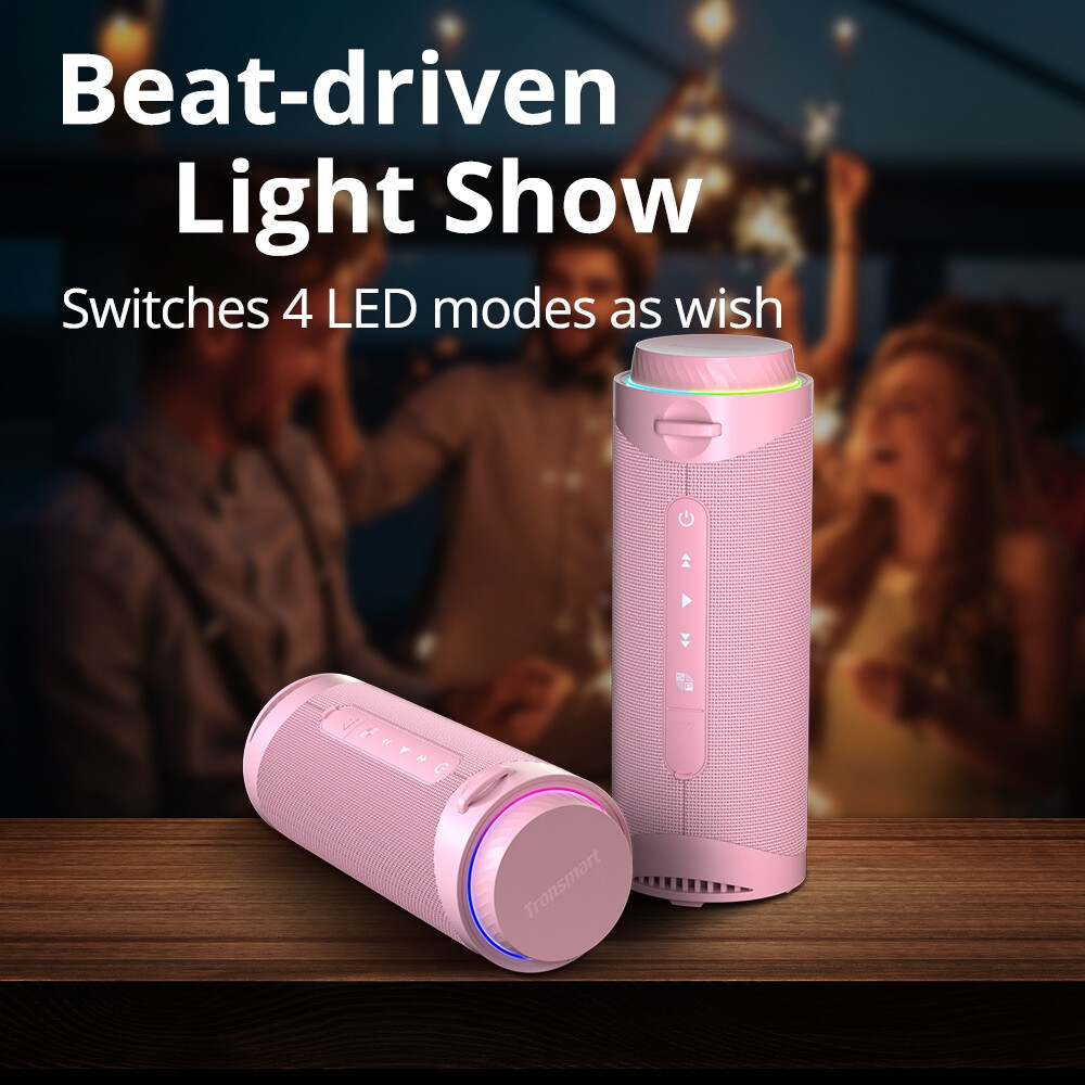 Портативная акустика Tronsmart T7 Pink - фото 8
