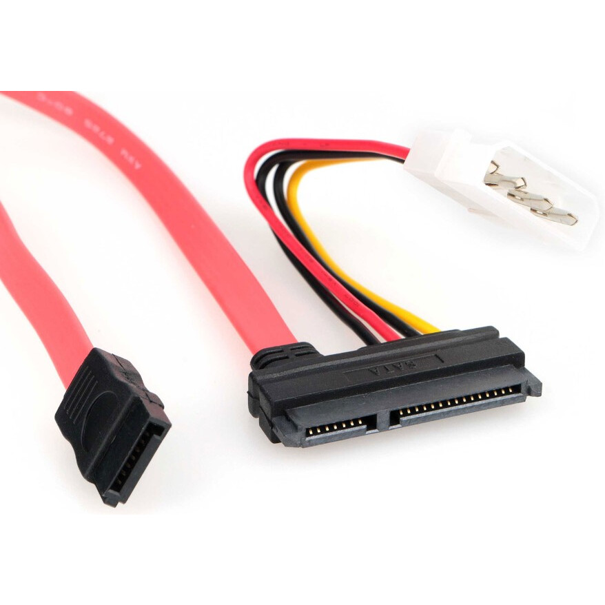 Кабель SATA + Molex - SATA Slimline, Cablexpert CC-SATA-C1-N - фото 2