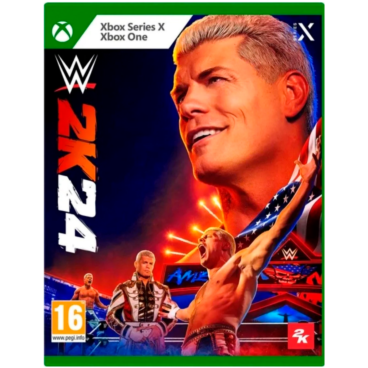 Игра WWE 2K24 для Xbox Series X / Xbox One (Английская версия)