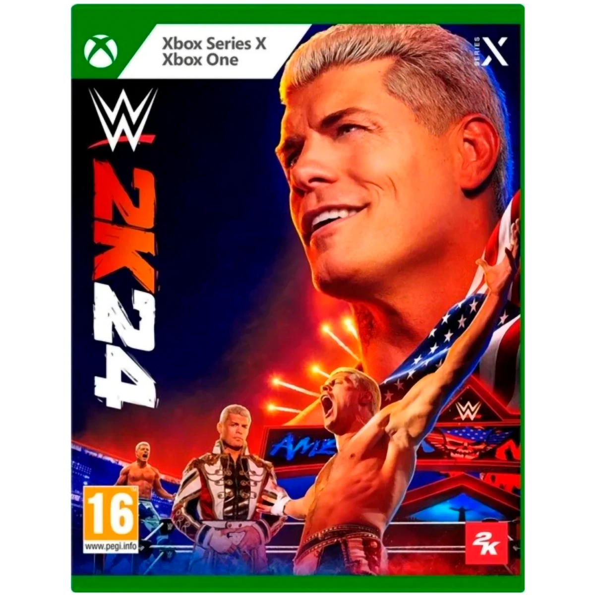 Игра WWE 2K24 для Xbox Series X / Xbox One (Английская версия)