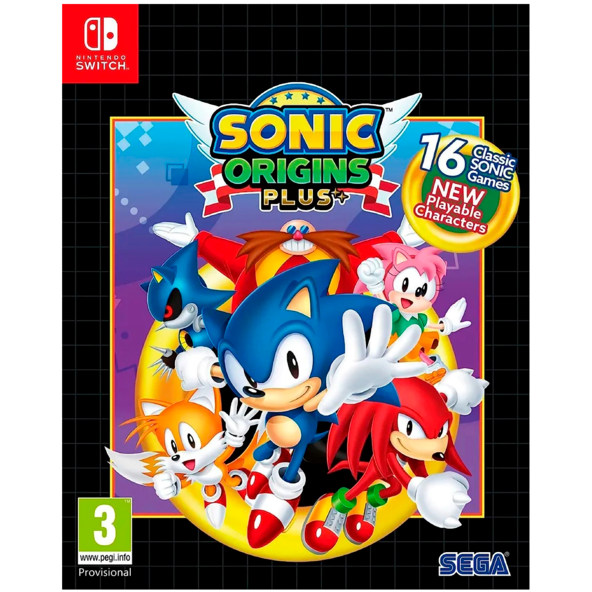 Игра Sonic Origins Plus для Nintendo Switch (Русские субтитры)