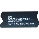 Блок розеток TWT TWT-PDVI-4C9-20C3-I9
