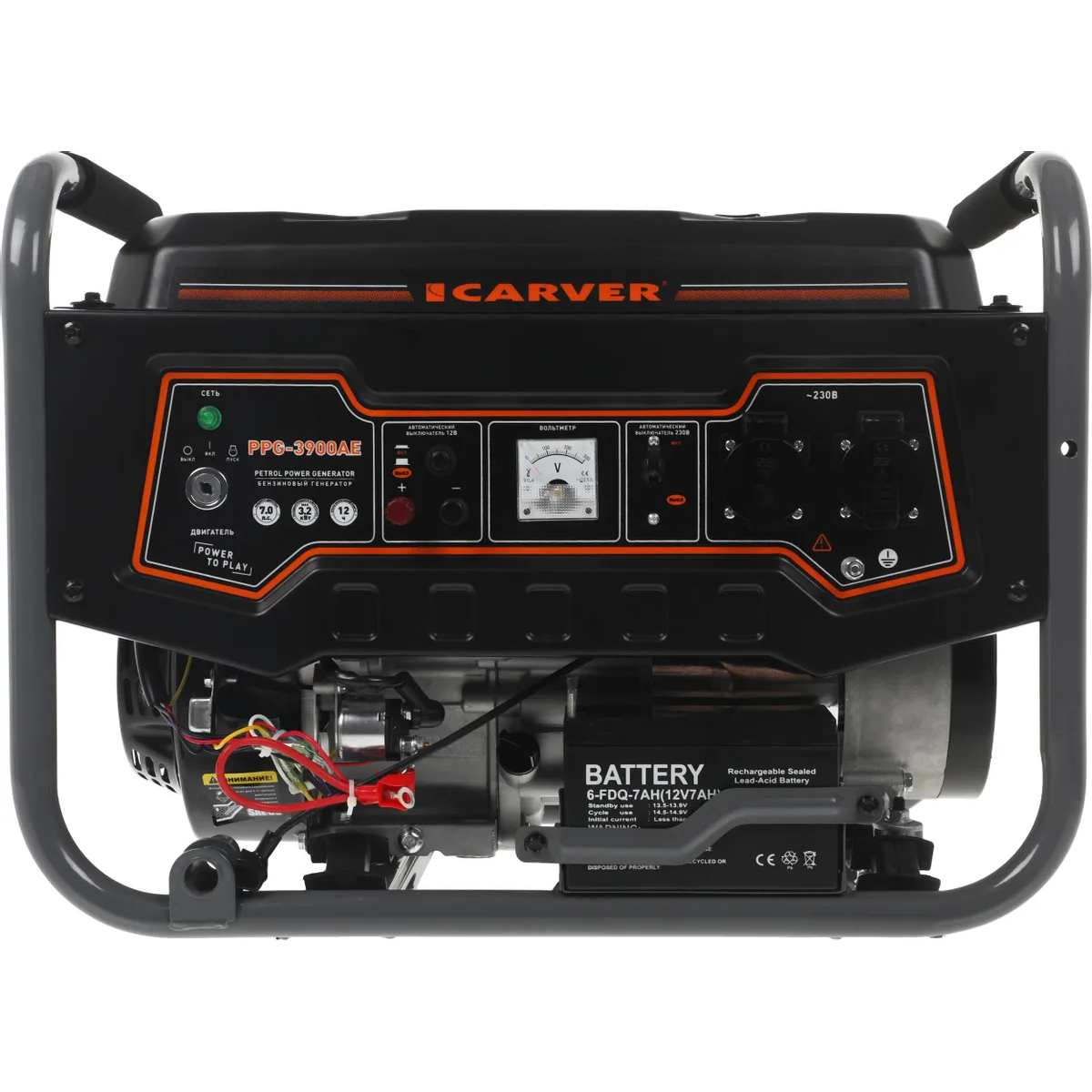 Генератор CARVER PPG- 3900AE - 01.020.00021 - фото 3