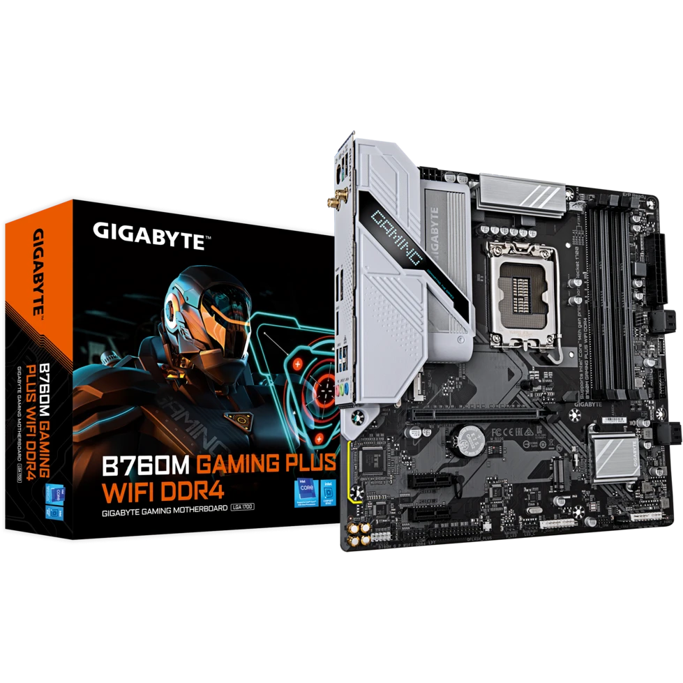Материнская плата Gigabyte B760M GAMING PLUS WIFI DDR4 - фото 4