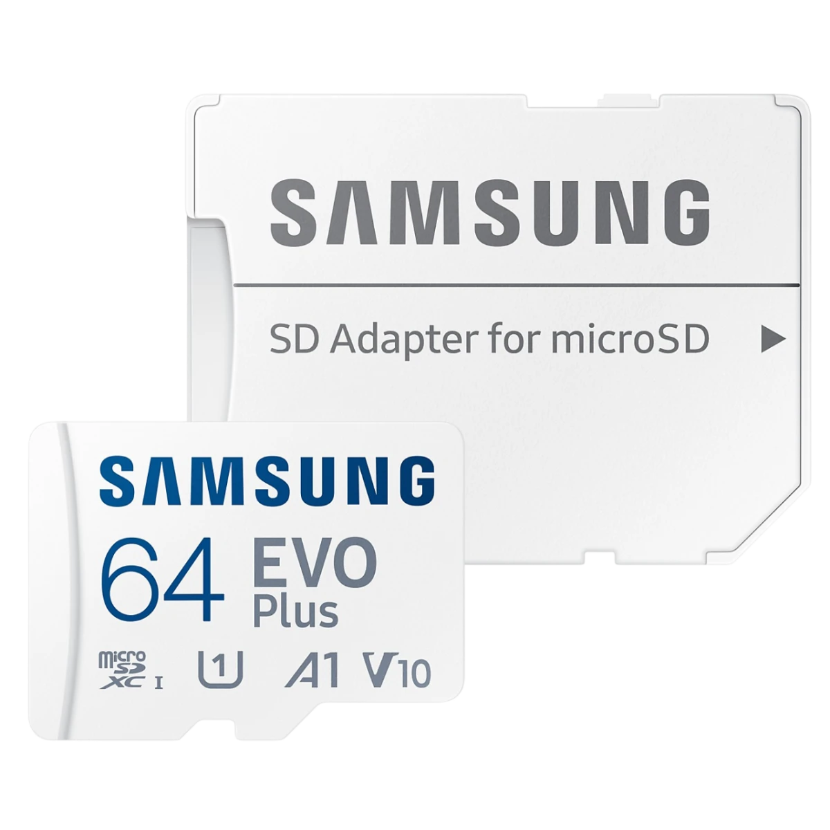 Карта памяти 64Gb MicroSD Samsung EVO Plus + SD адаптер (MB-MC64SA) - фото 2