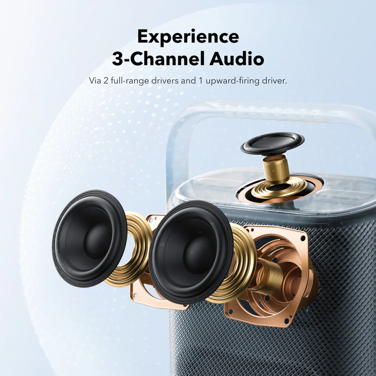 Портативная акустика Anker Soundcore Motion X500 Glitzy Blue - A3131031 - фото 4