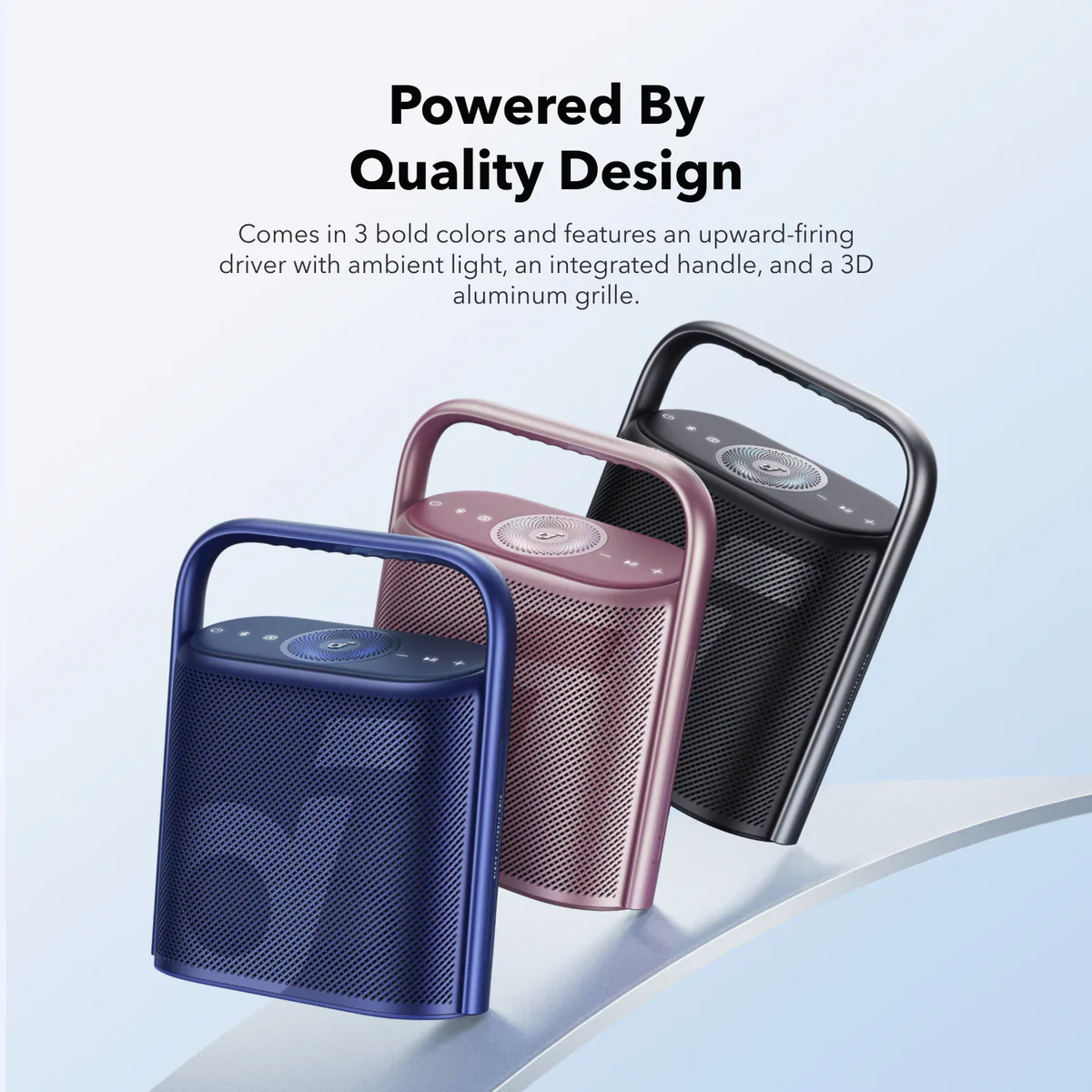 Портативная акустика Anker Soundcore Motion X500 Glitzy Blue - A3131031 - фото 5